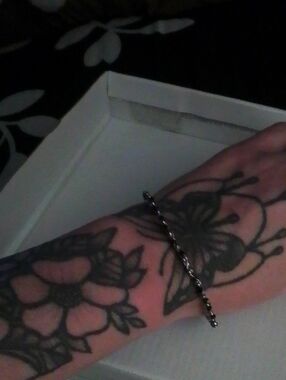 Sterling Silver Black Bead Bracelet - Women Accessories